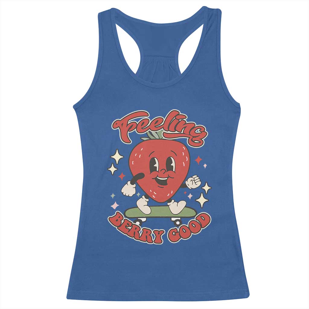 Strawberry Festival Racerback Tank Top Cute Feeling Berry Good Fruit Lover