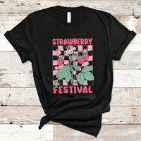 Strawberry Festival Fruit Lover Botanical Fruit Strawberry Lovers T-shirt, Strawberry Shirt, Spring Season Shirt T-Shirt - Wonder Print Shop