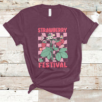 Strawberry Festival Fruit Lover Botanical Fruit Strawberry Lovers T-shirt, Strawberry Shirt, Spring Season Shirt T-Shirt - Wonder Print Shop
