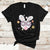 Retro Cute Easter Bunny Head Glasses Bubblegum Easter Day T-Shirt - Wonder Print Shop