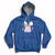 Cute Easter Bunny Head Glasses Bubblegum Flower Easter Day Hoodie - Wonder Print Shop
