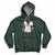 Cute Easter Bunny Head Glasses Bubblegum Flower Easter Day Hoodie - Wonder Print Shop