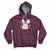 Cute Easter Bunny Head Glasses Bubblegum Flower Easter Day Hoodie - Wonder Print Shop