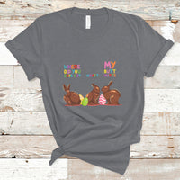 My Butt Hurts What Where Easter Chocolate Bunny Funny Easter T-Shirt - Wonder Print Shop