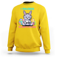 I Paused My Game To Egg Hunt Funny Easter Gamer Boys Kids Sweatshirt - Wonder Print Shop