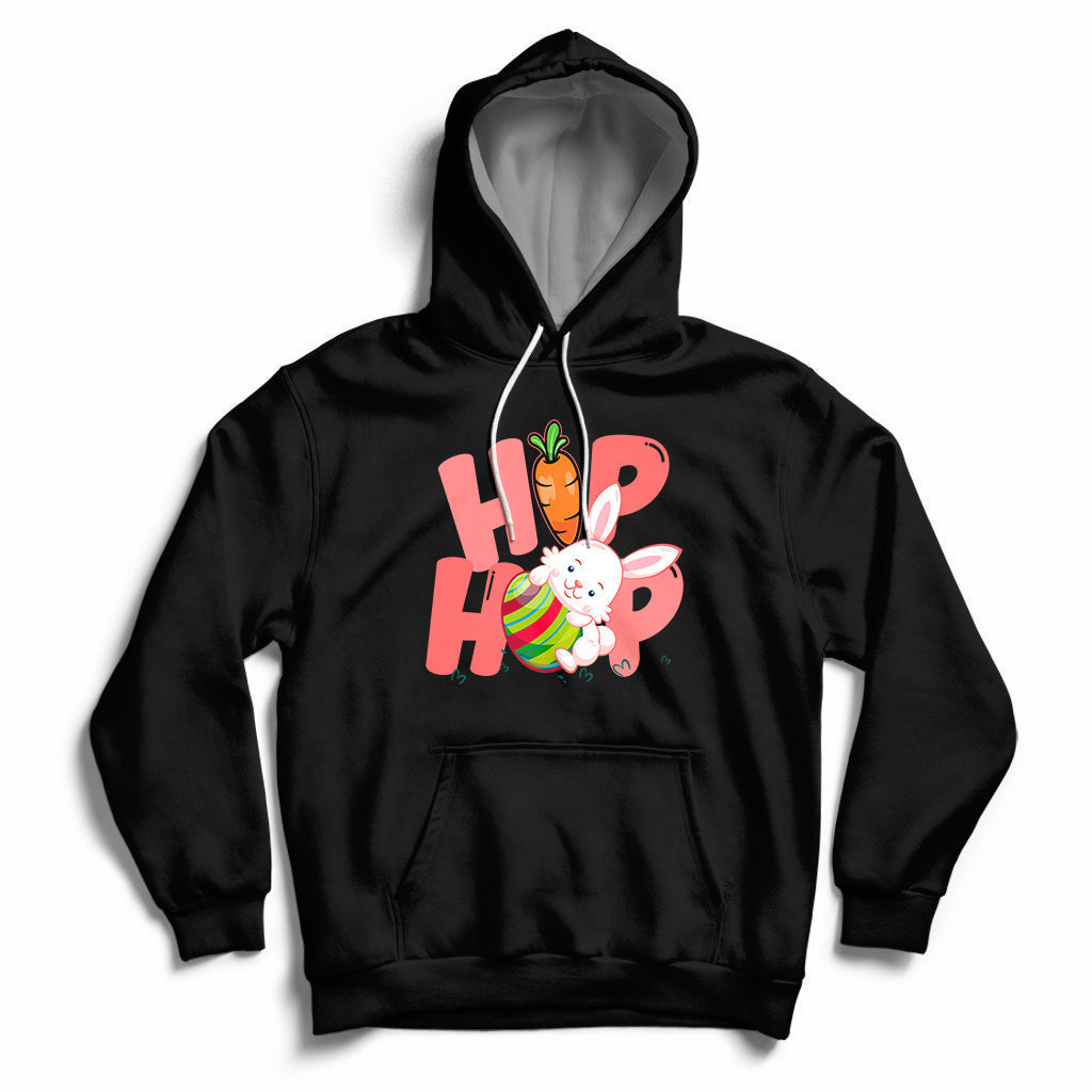 Hip Hop Bunny Funny Easter Cute Easter Bunny Hoodie - Wonder Print Shop