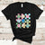 Retro Happy Easter Cute Easter Bunny Easter Eggs Hunting T-Shirt - Wonder Print Shop