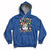 Don't Worry Be Hoppy Rabbit Cute Easter Bunny Head Retro Hoodie - Wonder Print Shop