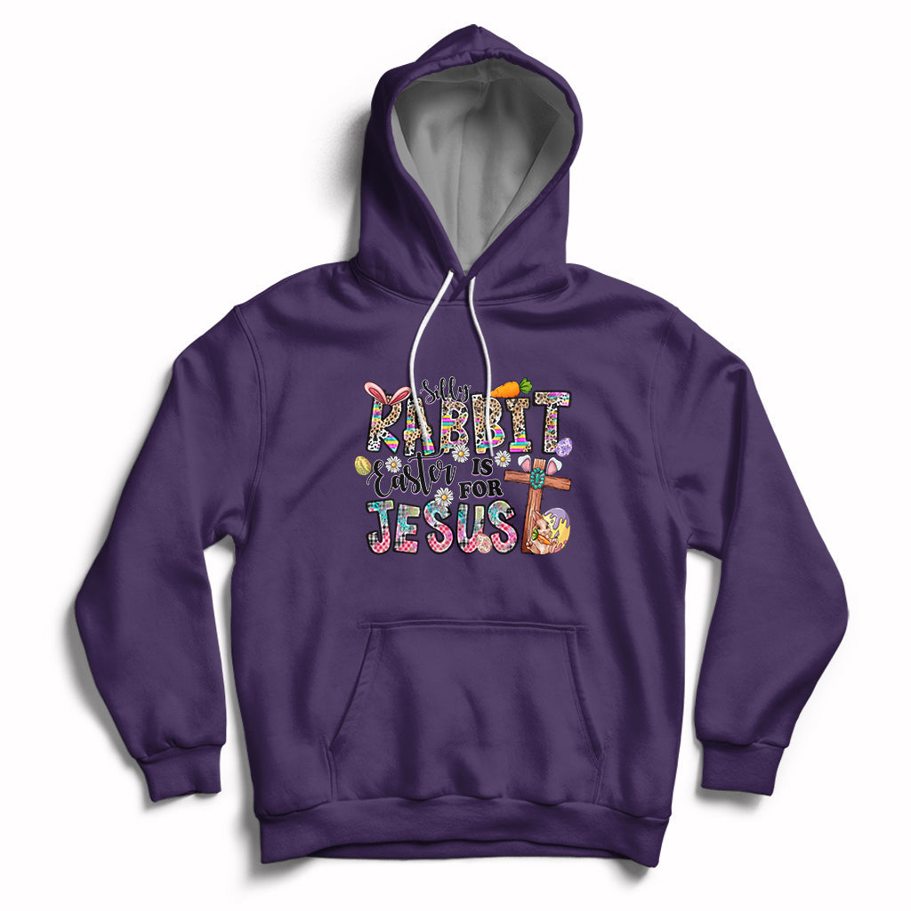 Silly Rabbit Easter Is For Jesus Religious Easter Bunny Hoodie - Wonder Print Shop