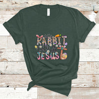 Silly Rabbit Easter Is For Jesus Religious Easter Bunny T-Shirt - Wonder Print Shop