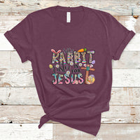 Silly Rabbit Easter Is For Jesus Religious Easter Bunny T-Shirt - Wonder Print Shop