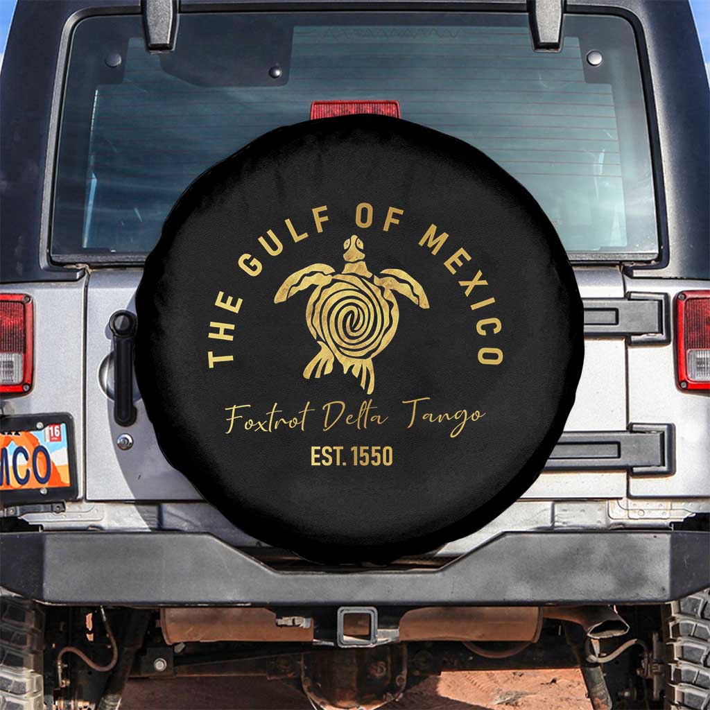 Gulf Of Mexico Turtle Spare Tire Cover Foxtrots Deltas Tangos