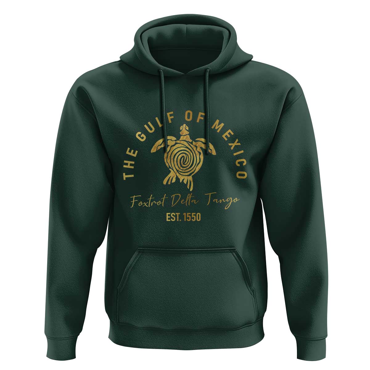Gulf Of Mexico Turtle Hoodie Foxtrots Deltas Tangos