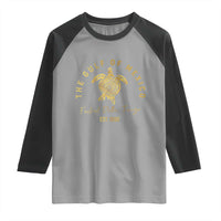 Gulf Of Mexico Turtle Raglan Shirt Foxtrots Deltas Tangos