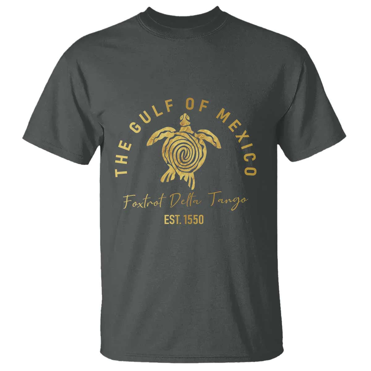 Gulf Of Mexico Turtle T Shirt Foxtrots Deltas Tangos