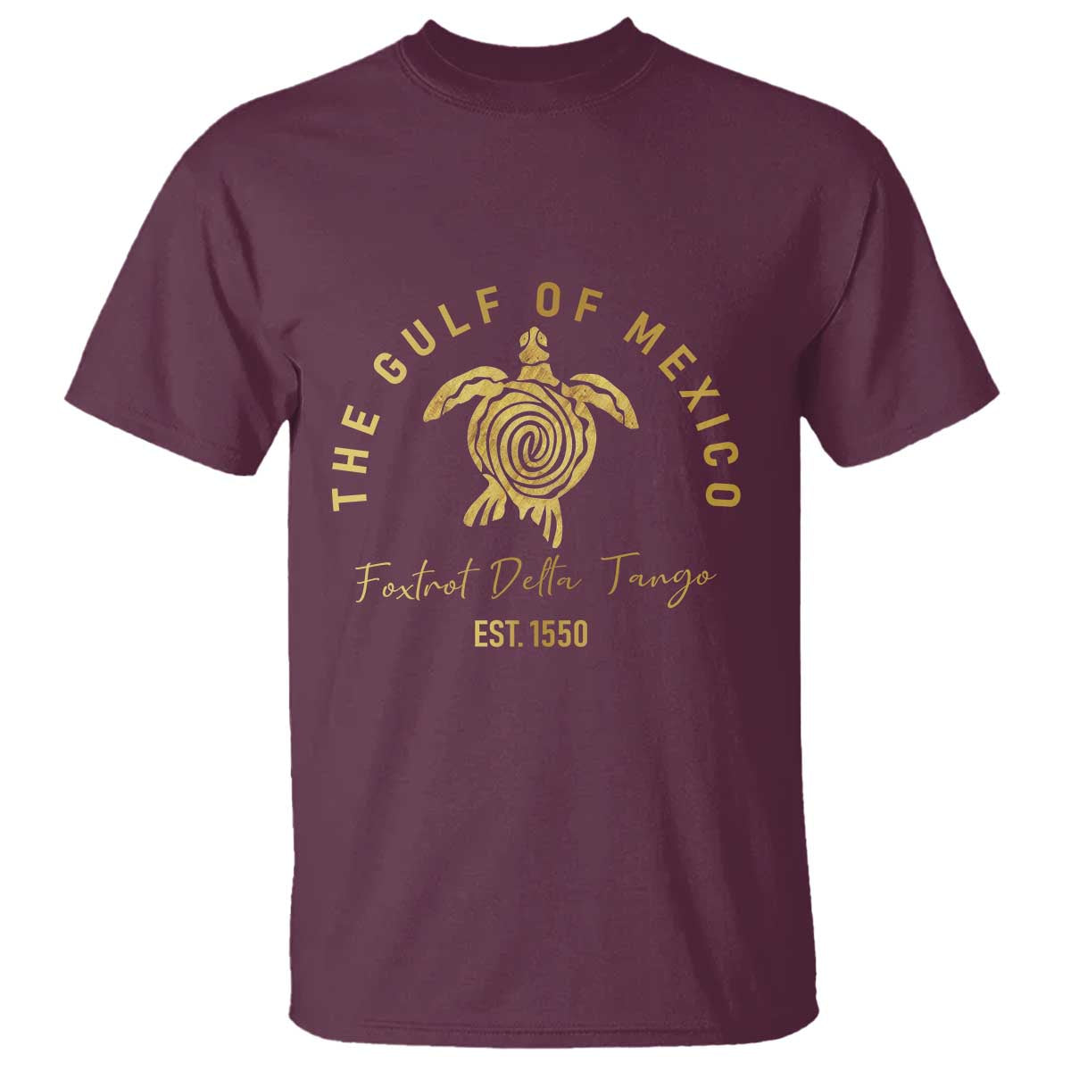 Gulf Of Mexico Turtle T Shirt Foxtrots Deltas Tangos