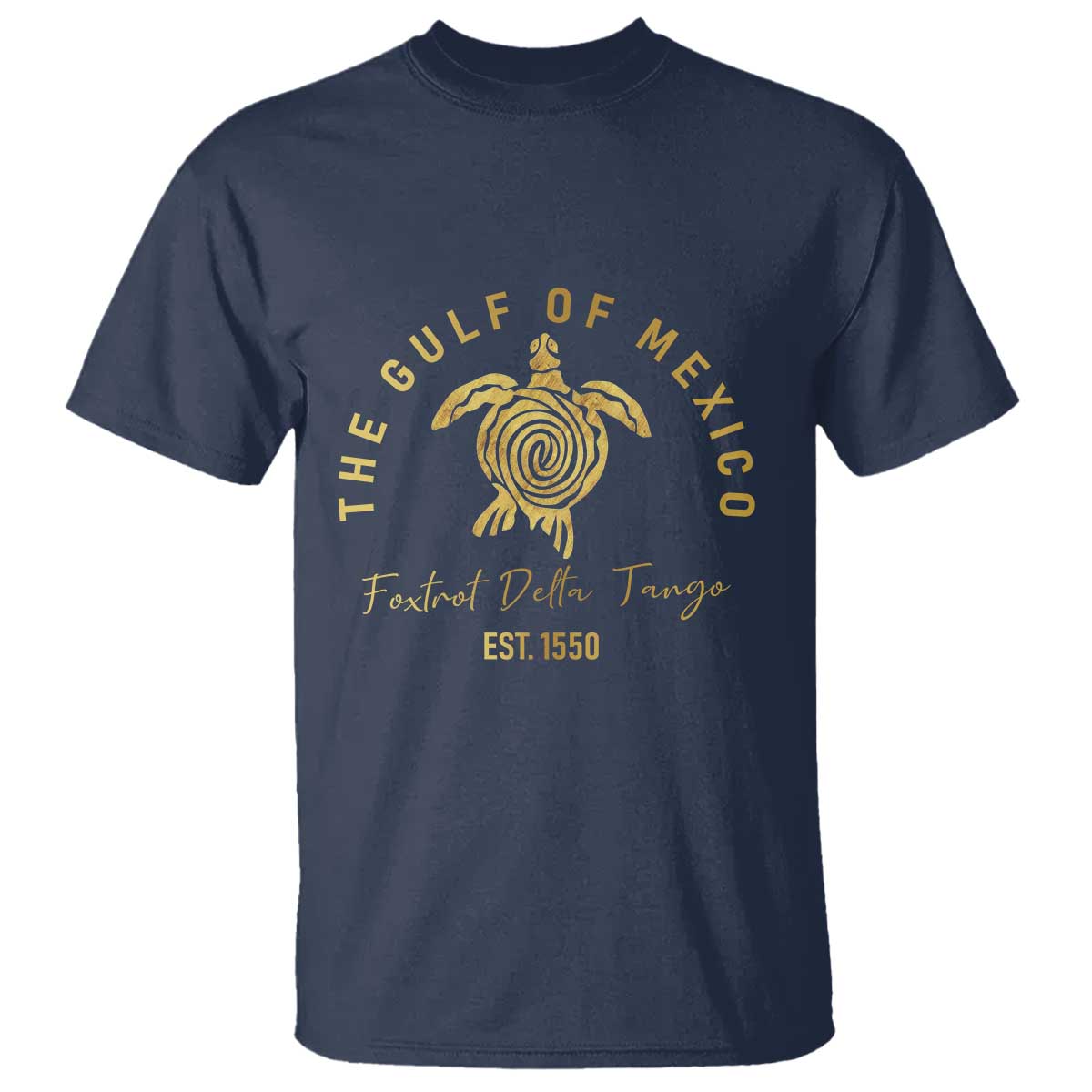 Gulf Of Mexico Turtle T Shirt Foxtrots Deltas Tangos