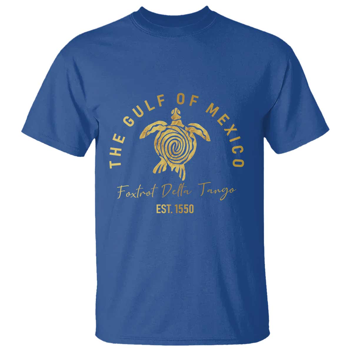 Gulf Of Mexico Turtle T Shirt Foxtrots Deltas Tangos
