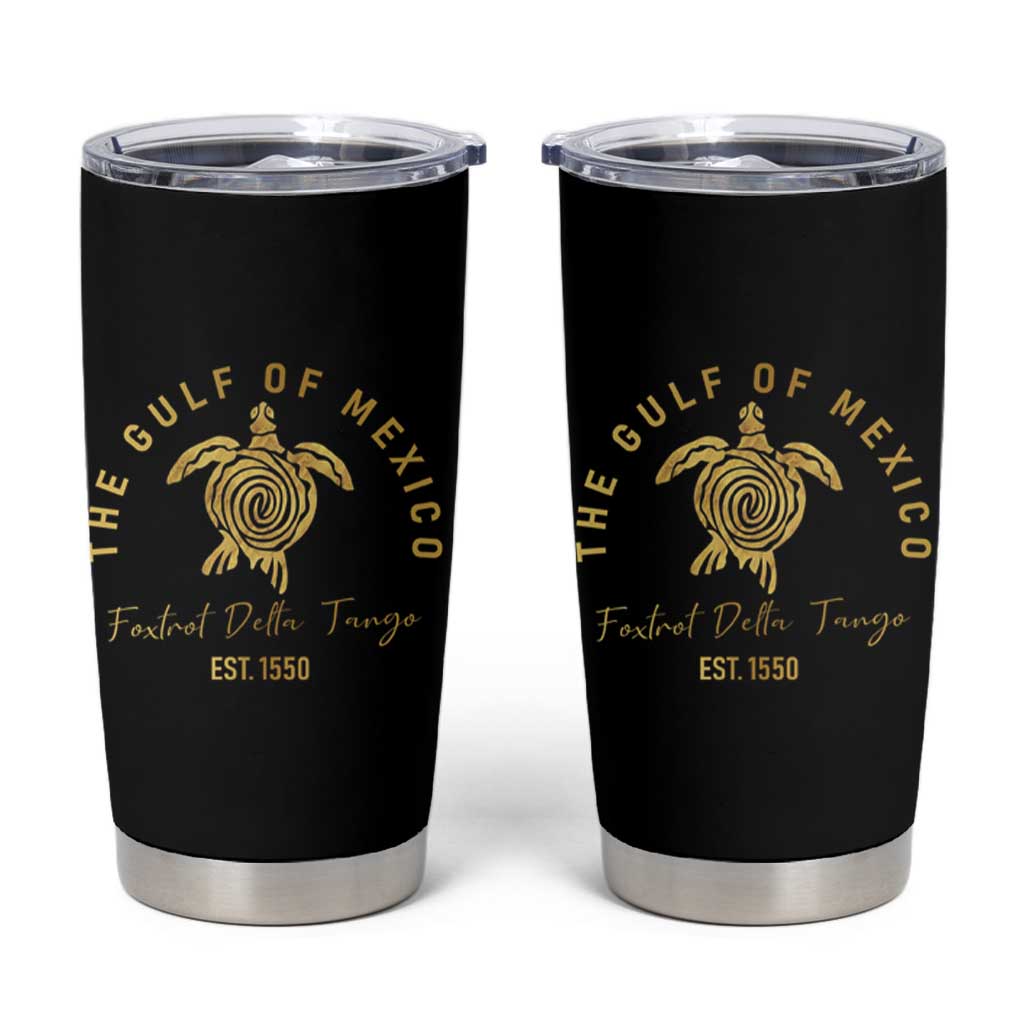 Gulf Of Mexico Turtle Tumbler Cup Foxtrots Deltas Tangos