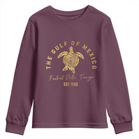 Gulf Of Mexico Turtle Youth Sweatshirt Foxtrots Deltas Tangos