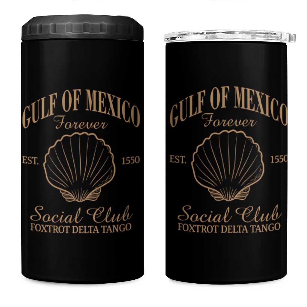 Gulf Of Mexico 4 in 1 Can Cooler Tumbler Foxtrot Delta Tango FDT Resist