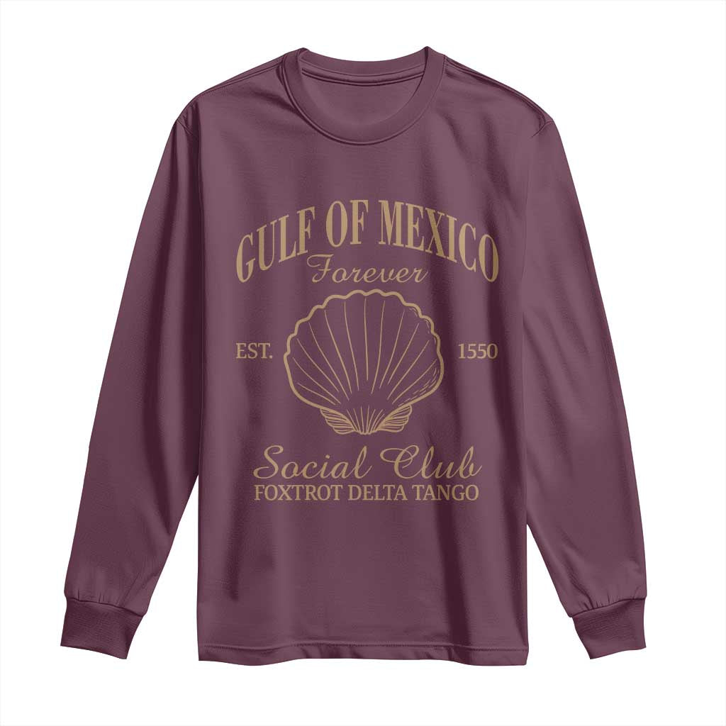 Gulf Of Mexico Long Sleeve Shirt Foxtrot Delta Tango FDT Resist