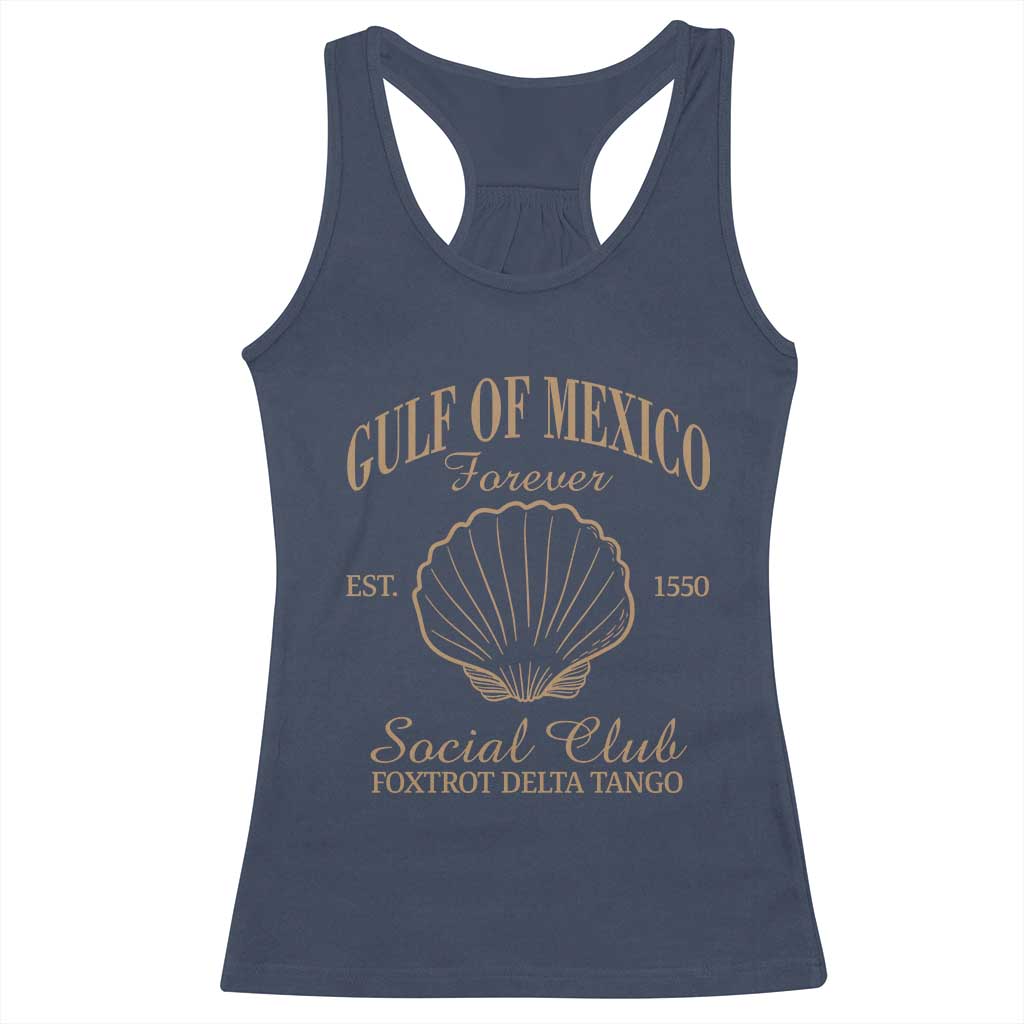 Gulf Of Mexico Racerback Tank Top Foxtrot Delta Tango FDT Resist
