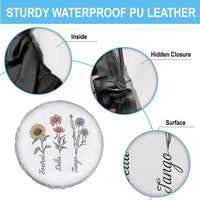 Floral FDT Foxtrot Delta Tango Spare Tire Cover Funny Offensive Retro