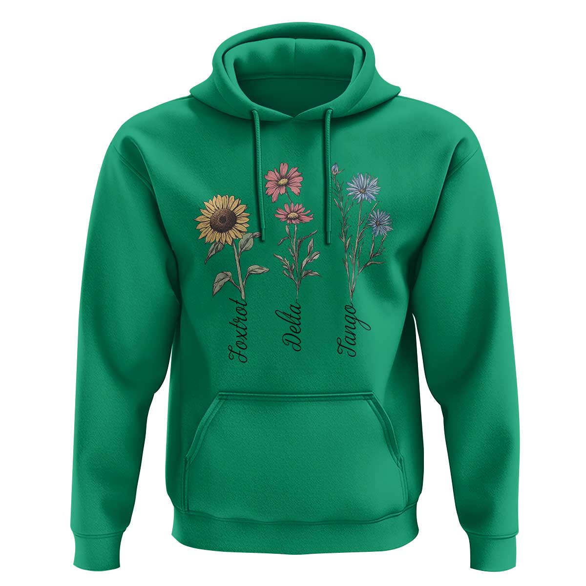 Floral FDT Foxtrot Delta Tango Hoodie