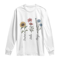 Floral FDT Foxtrot Delta Tango Long Sleeve Shirt Funny Offensive Retro