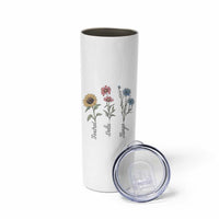 Floral FDT Foxtrot Delta Tango Skinny Tumbler Funny Offensive Retro