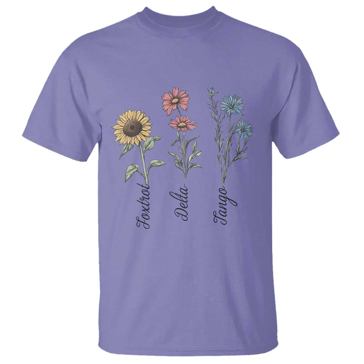 Floral FDT Foxtrot Delta Tango T Shirt