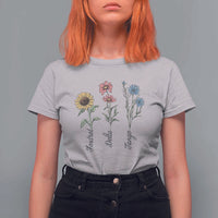 Floral FDT Foxtrot Delta Tango T Shirt For Women