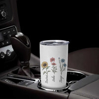 Floral FDT Foxtrot Delta Tango Tumbler Cup Funny Offensive Retro