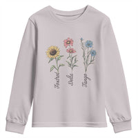 Floral FDT Foxtrot Delta Tango Youth Sweatshirt Funny Offensive Retro