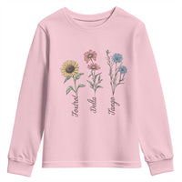Floral FDT Foxtrot Delta Tango Youth Sweatshirt Funny Offensive Retro