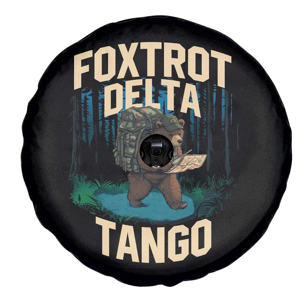Foxtrots Deltas Tangos Funny Bear Resist Spare Tire Cover Protect Our National Parks