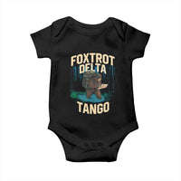 Foxtrots Deltas Tangos Funny Bear Resist Baby Onesie Protect Our National Parks