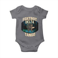 Foxtrots Deltas Tangos Funny Bear Resist Baby Onesie Protect Our National Parks