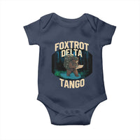 Foxtrots Deltas Tangos Funny Bear Resist Baby Onesie Protect Our National Parks