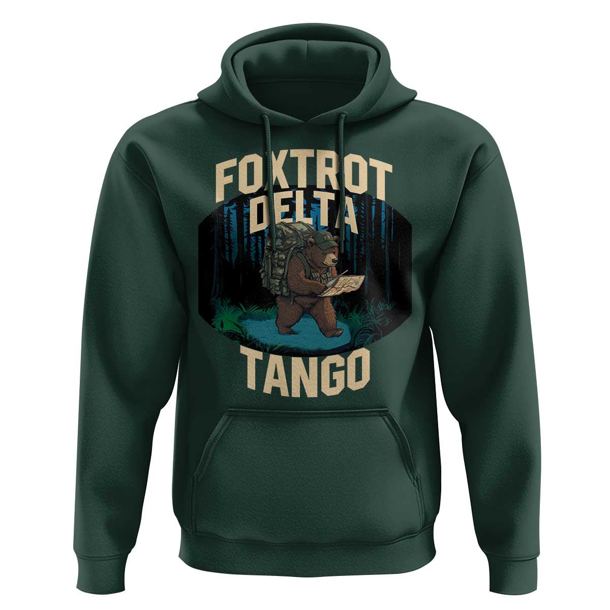 Foxtrots Deltas Tangos Funny Bear Resist Hoodie Protect Our National Parks