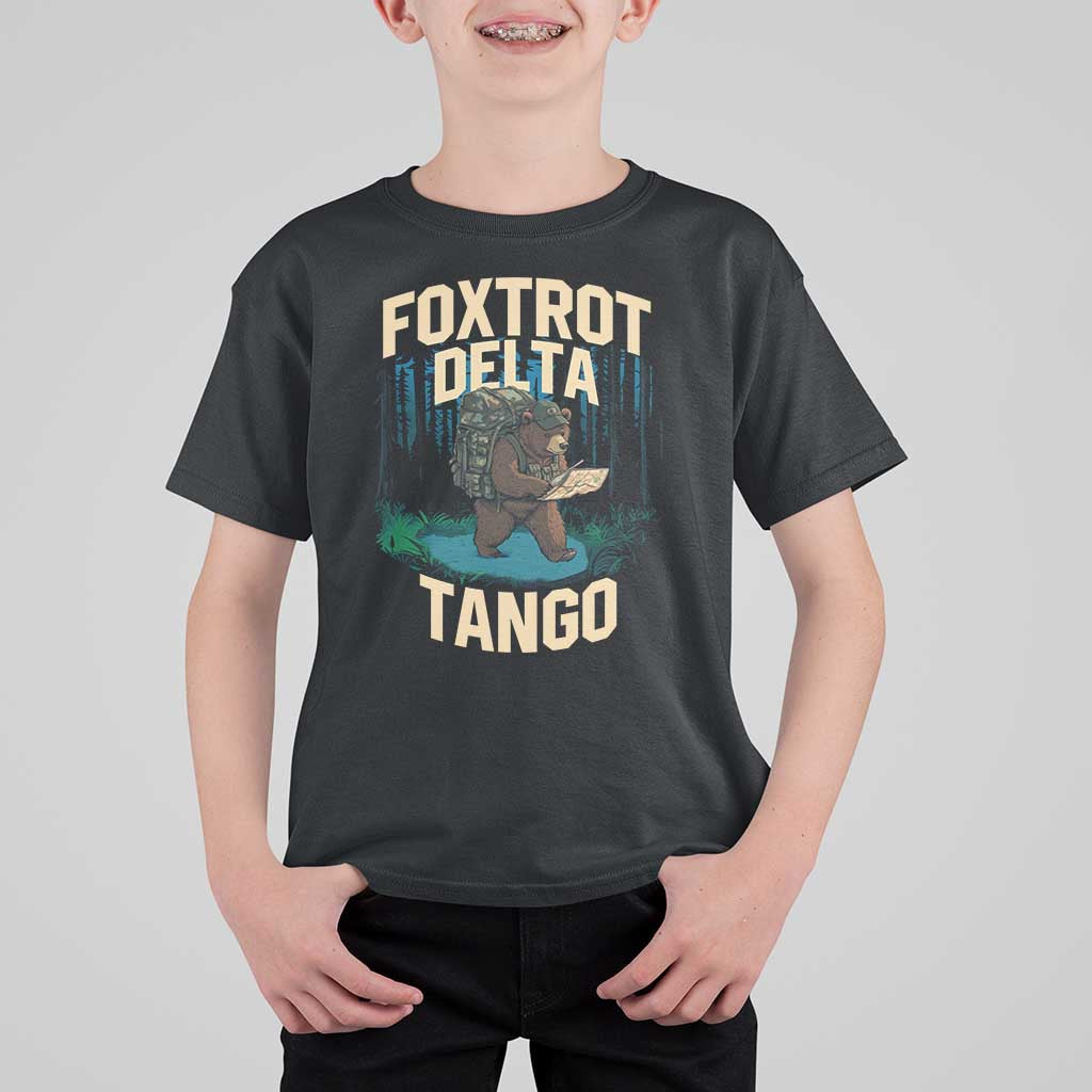 Foxtrots Deltas Tangos Funny Bear Resist T Shirt For Kid Protect Our National Parks