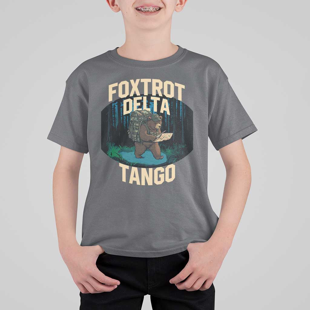 Foxtrots Deltas Tangos Funny Bear Resist T Shirt For Kid Protect Our National Parks