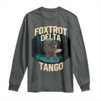 Foxtrots Deltas Tangos Funny Bear Resist Long Sleeve Shirt Protect Our National Parks