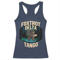 Foxtrots Deltas Tangos Funny Bear Resist Racerback Tank Top Protect Our National Parks