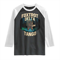 Foxtrots Deltas Tangos Funny Bear Resist Raglan Shirt Protect Our National Parks