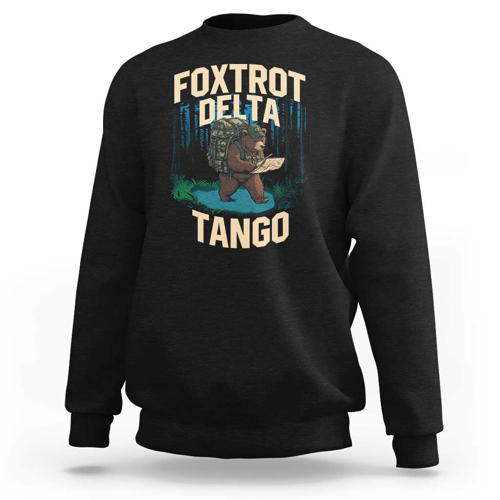 Foxtrots Deltas Tangos Funny Bear Resist Sweatshirt Protect Our National Parks