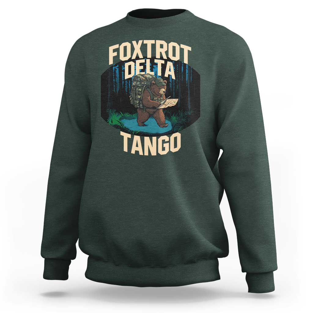 Foxtrots Deltas Tangos Funny Bear Resist Sweatshirt Protect Our National Parks