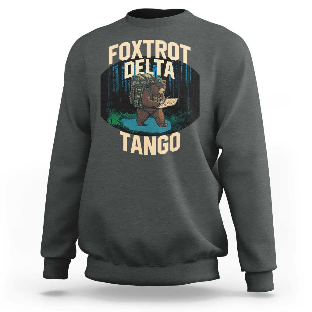 Foxtrots Deltas Tangos Funny Bear Resist Sweatshirt Protect Our National Parks