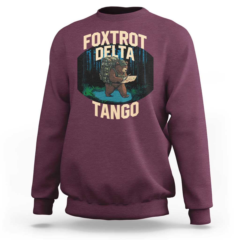 Foxtrots Deltas Tangos Funny Bear Resist Sweatshirt Protect Our National Parks